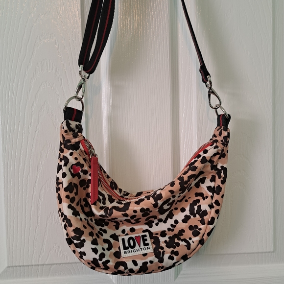 Brighton Handbags - Brighton Love Leopard Print Swing Bag